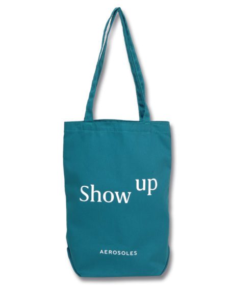 Promotional-Tote-Teal-White-Print