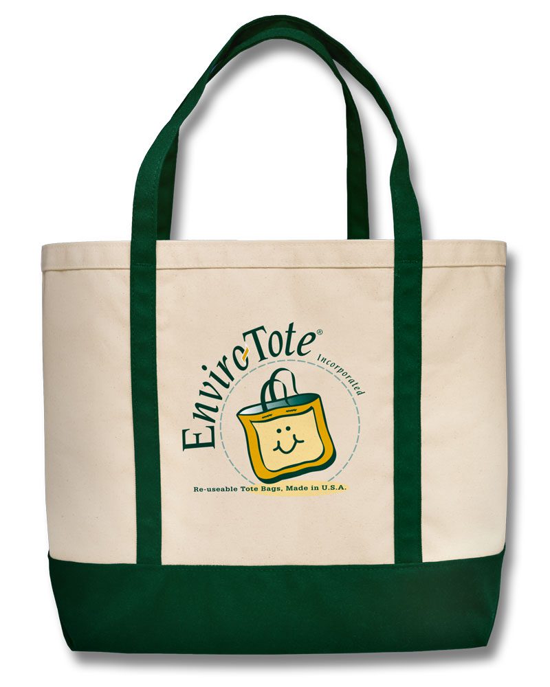 4-Bottle Canvas Wine Tote  Made in USA by Enviro-Tote