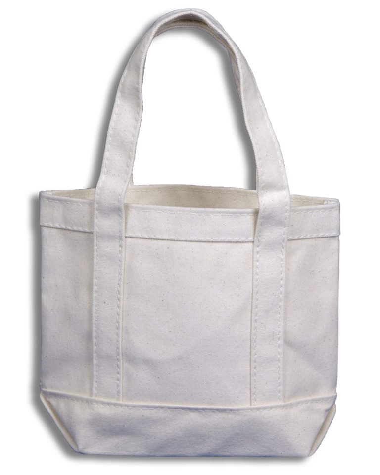 Mini Canvas Boat Bag Made In USA By Enviro Tote   Mini Boat Bag Natural All Over No Print 768x960 