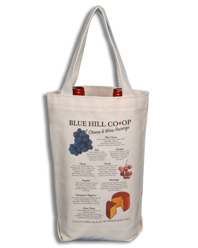 USA Small Canvas Gift Wine Shopping Tote Bag 