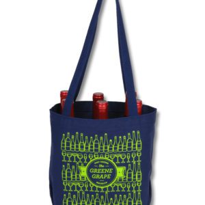 Wine Tote in Field Green