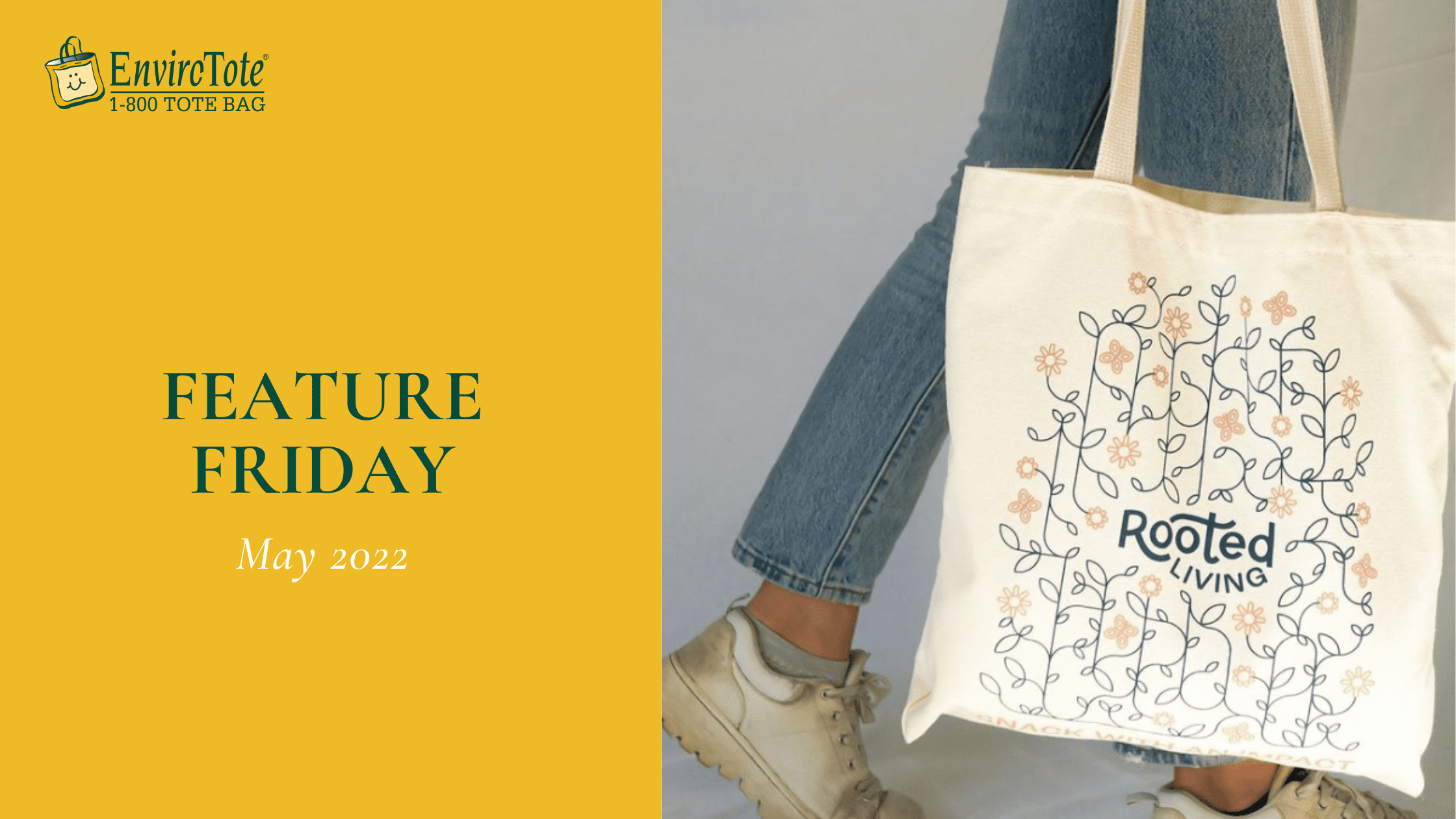 Our Feature Friday for May 2022 highlights USA based businesses and the tote bags that Enviro-Tote® has created for them! Read more to support their causes!